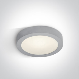 GREY PLAFO LED 15w CW IP40 100-240V