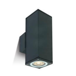 ANTHRACITE WALL 2xGU10 10w IP54 100-240V