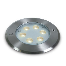 6X1W LED WW SS316 IP68 RECESSED UNDERWATER LED 24V