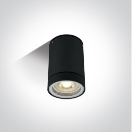 BLACK CYLINDER GU10 35W IP54