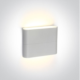 WHITE LED WALL LIGHT 2x3W WW IP54 230V