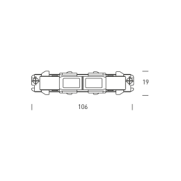 CARRIL 3F Acc. UNION RECTA  DALI NEGRO