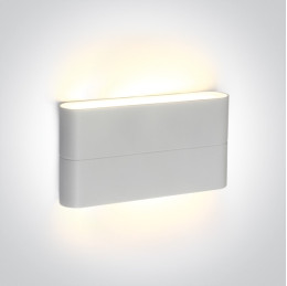 WHITE LED WALL LIGHT 2x6W WW IP54 230V