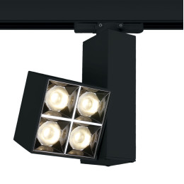 BLACK TRACK LIGHT 15W WW IP20 230V