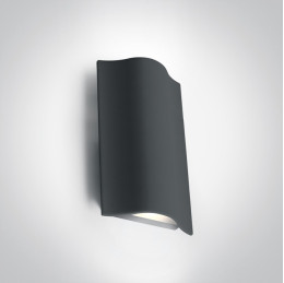 ANTHRACITE WALL LED 2x6W WW IP54 230V