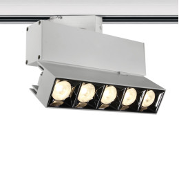 WHITE TRACK LIGHT ADJUSTABLE 20W WW 38º IP20 230V