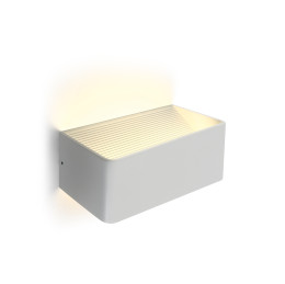 WHITE WALL LIGHT LED 6W WW IP20 230V