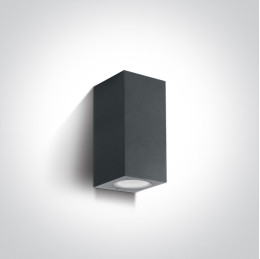 ANTHRACITE WALL LIGHT GU10 2x7W IP65