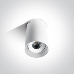 WHITE COB CYLINDER LED 10W WW 36º IP20 100-240V