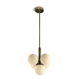 BRUSHED BRASS PENDANT 5x9W G9 100-240v