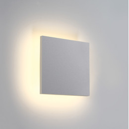 WHITE WALL LED 7W WW IP54 230V DARK LIGHT