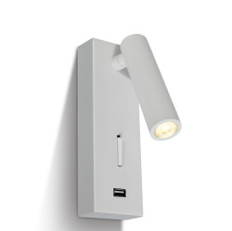 WHITE LED 3W WW IP20 100-240V USB 2A