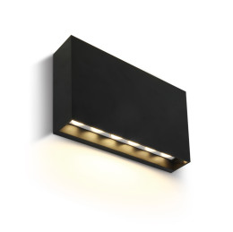 ANTHRACITE LED WALL LIGHT 1x6W WW IP65 230V