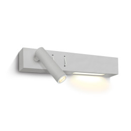 WHITE LED 3W + LED 6W WW WALL LAMP IP20 230V