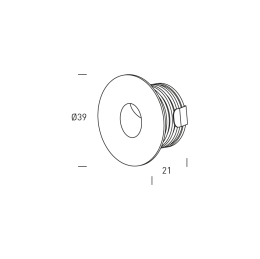 LISBON 1W (350mA) - 2W (700mA) IP54 BLANCO CRI85 2700K